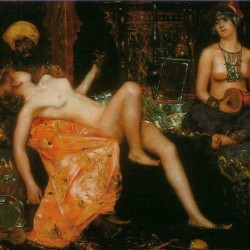 Oriental women in the harem
